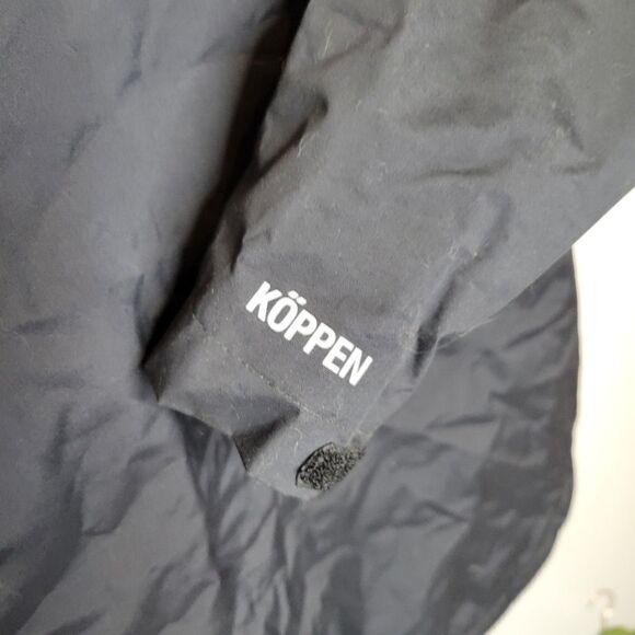 KOPPEN BLACK SKI SNOWBOARD WINTER SNOW WATER REPEL OUTDOOR COAT JACKET M MEDIUM - Picture 7 of 13